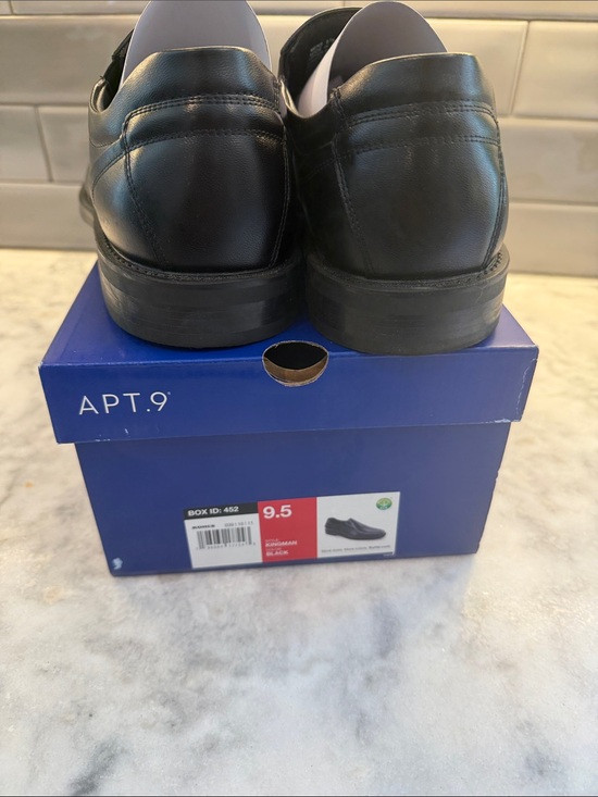 Apt. 9 Other - Apt. 9 Black Men's Black Kingman slip on dress shoes size 9.5